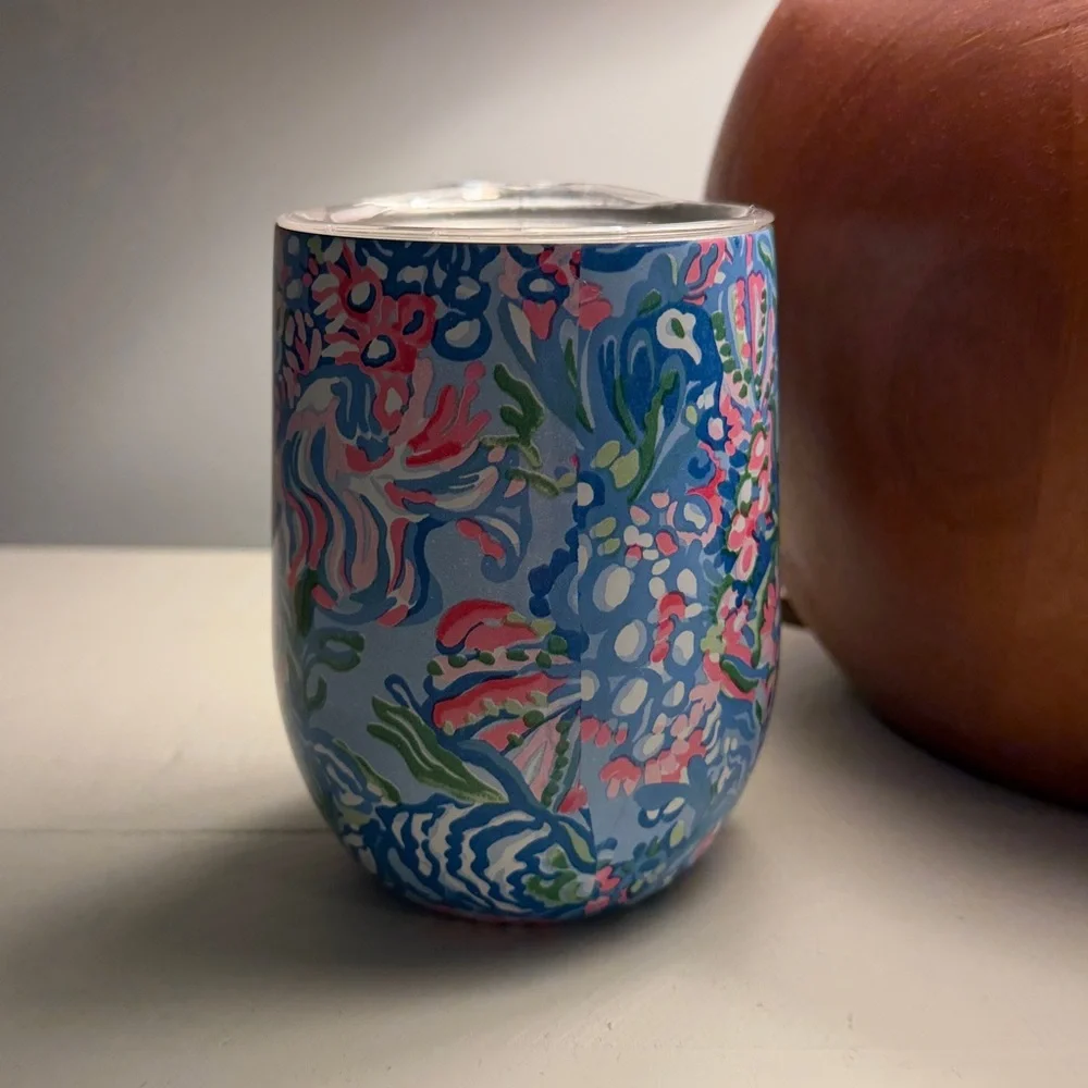 Lilly Pulitzer Stainless Steel Floral Wine Tumbler